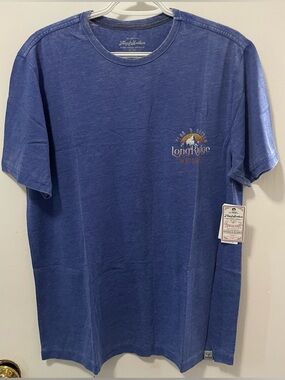 Flag & Anthem Men’s Medium Blue Graphic Tee Short Sleeve Top T-Shirt Medium M